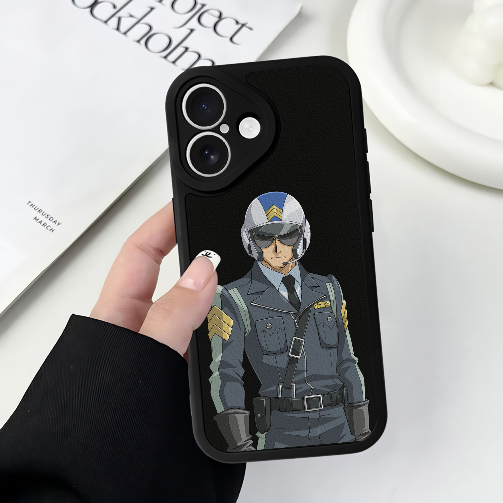 遊☆戯☆王 Yu-Gi-Oh! 【iPhone 16シリーズ対応】シリコンスマホケース（レザー調） 材質：シリコン